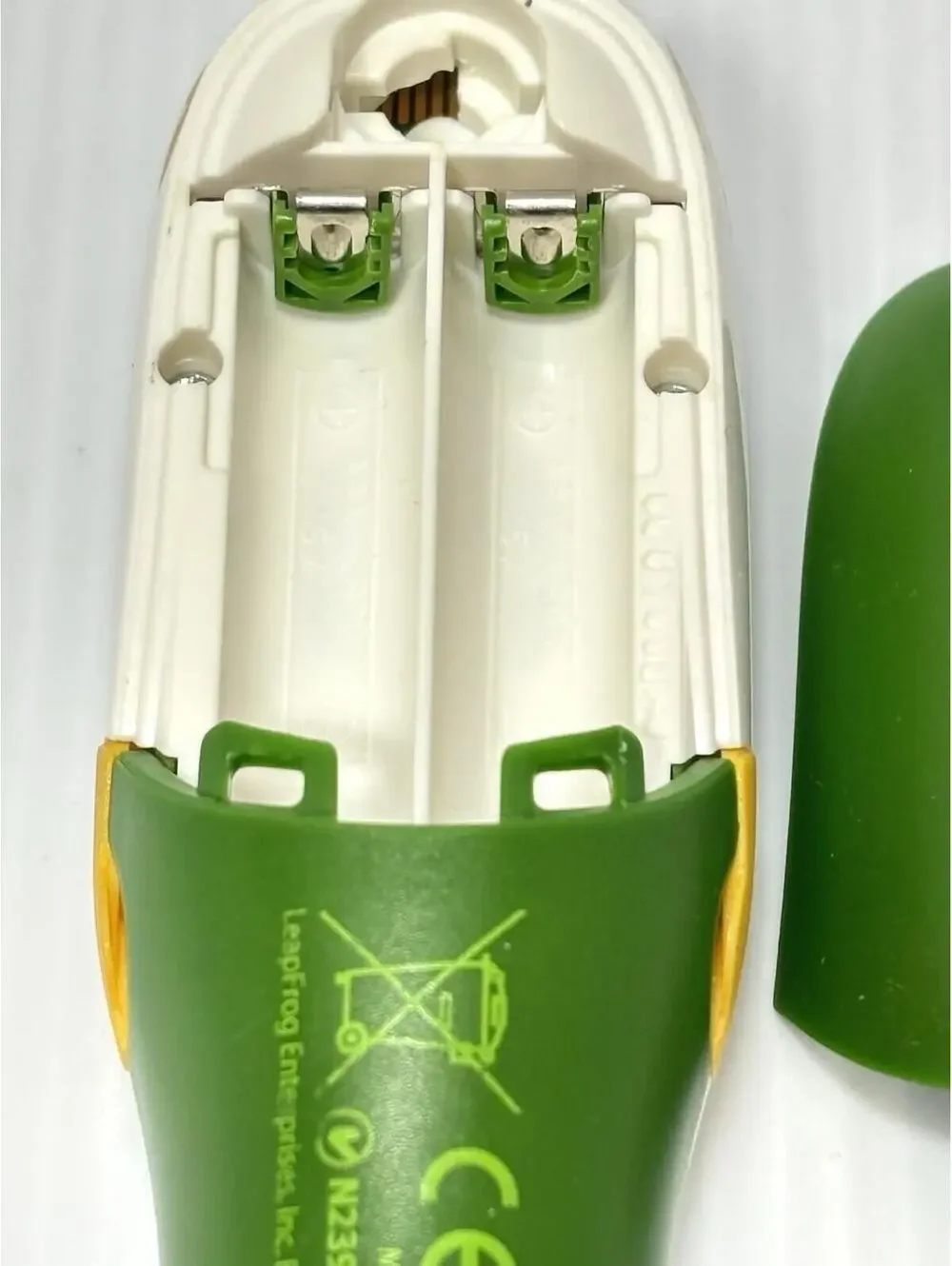 LeapFrog Tag Reading System Pen Green White Handheld Educational Toy GUC